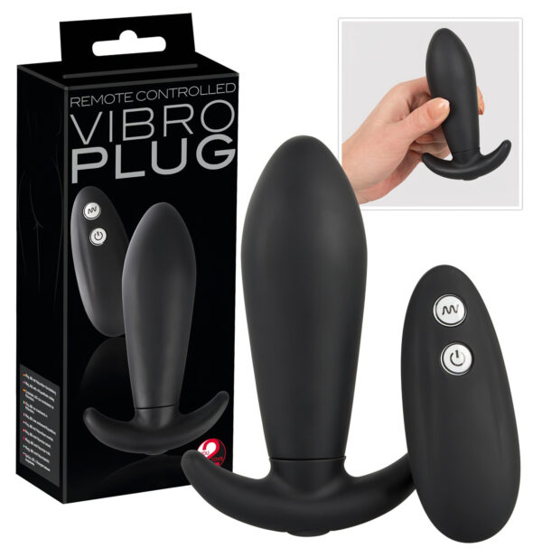 You2Toys - Vibro Plug - bezdrátový anální vibrátor (černý)