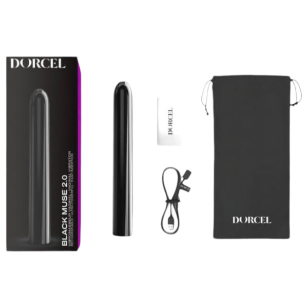 Dorcel Black Muse 2.0 - akumulátorový vibrátor (černý)